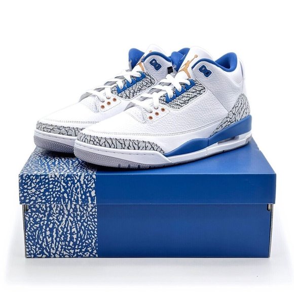 Nike Air Jordan 3 Retro Wizards True Blue Metallic Copper CT8532-148 Size 11 main image 6
